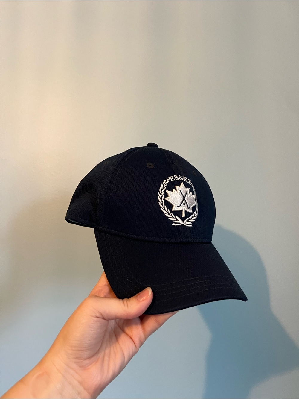 Embroidered Navy Golf Club Cap -